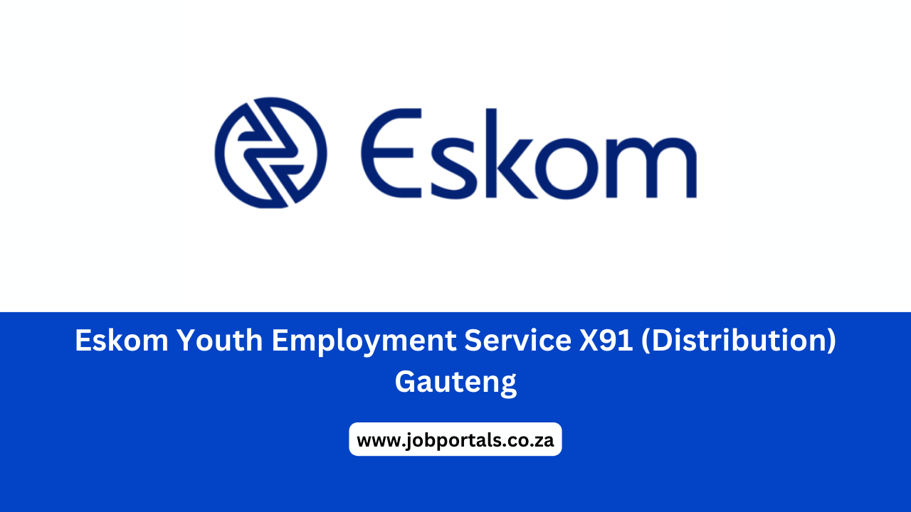 Eskom Youth Employment Service X91 (Distribution) Gauteng