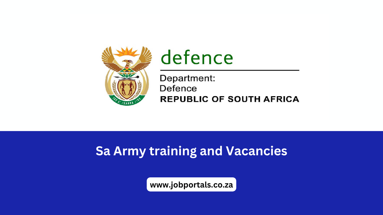 Sa Army training and Vacancies