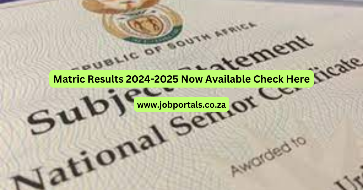 Enter Exam Number To Check Matric Results Now !!