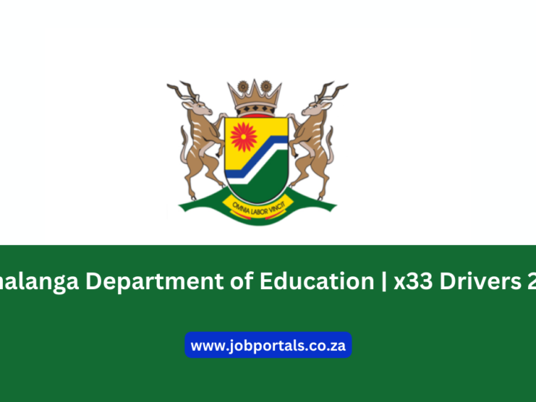 Mpumalanga Department of Education | x33 Drivers 2024