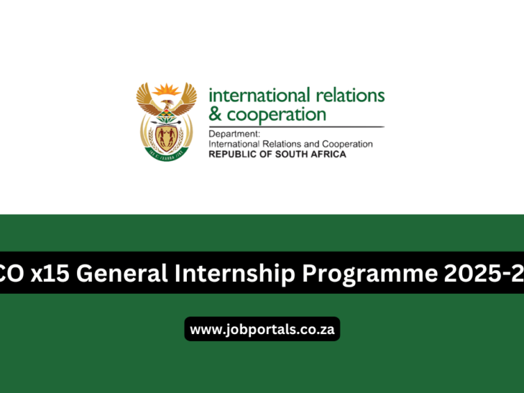 DIRCO x15 General Internship Programme 2025-2027